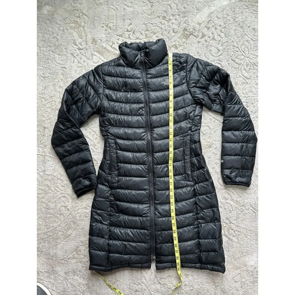 The North Face Women's XS 700 Down Gotham Long Puffer Coat Black Lightweight